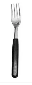 TENEDOR MESA ACERO NEGRO