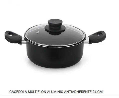 CACEROLA TEFLON 24 CM