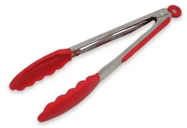 PINZA COCINA ACERO AGARRE Y PUNTA DE SILICONA 30CM