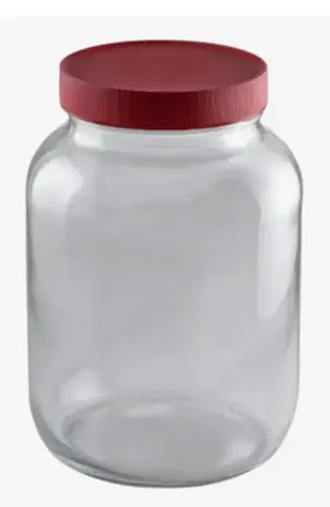 FRASCO VIDRIO 3000 CC TAPA PLASTICA