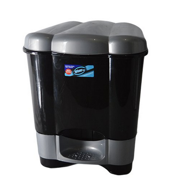 CESTO PLASTICO CON PEDAL 12 L