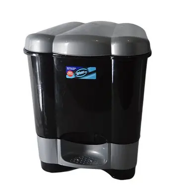 CESTO PLASTICO CON PEDAL 12 L