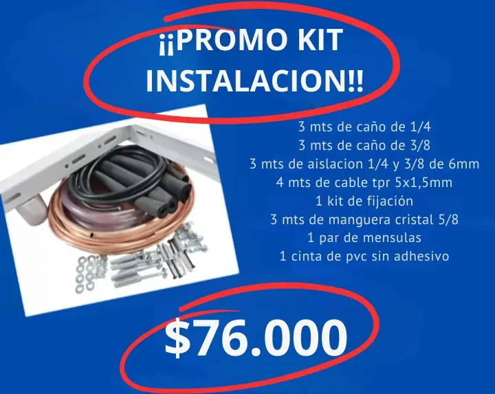 KIT DE INSTALACION 1/4 Y 3/8