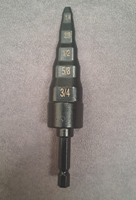 EXPANSOR PARA TALADRO  1/4-3/8.1/2-5/8-3/4