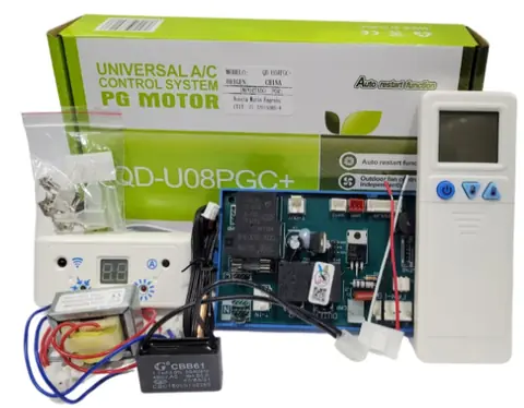PLAQUETA UNIVERSAL. + Ctrol Remoto Y Display Split Qd U08 X Pulso