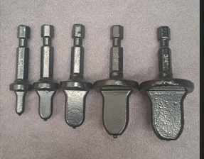 PESTAÑADORA PARA TALADRO X 5 PIEZAS 1/4-3/8.1/2-5/8-3/4
