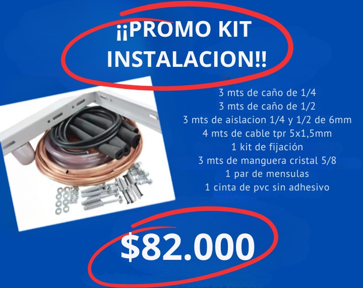 KIT DE INSTALACION 1/4 Y 1/2