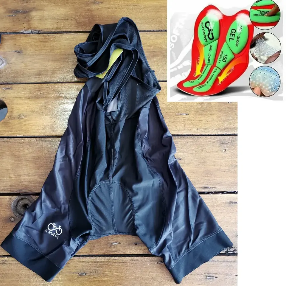 maillot A Rueda badana gel 5D NEGro