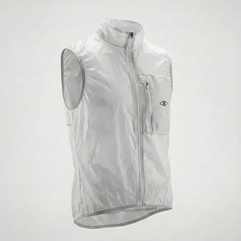 chaleco origami blanco ziroox