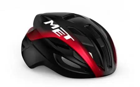 casco met rivale mips negro/rojo