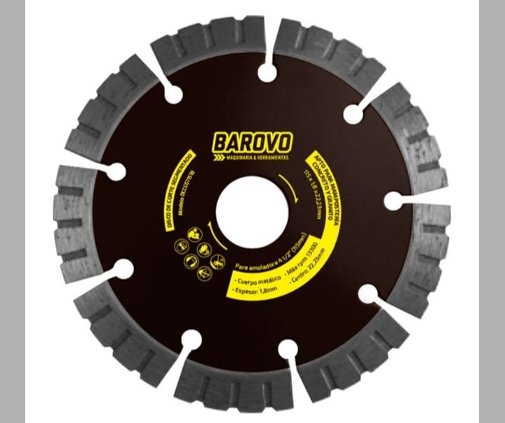 Disco de corte segmentado 115