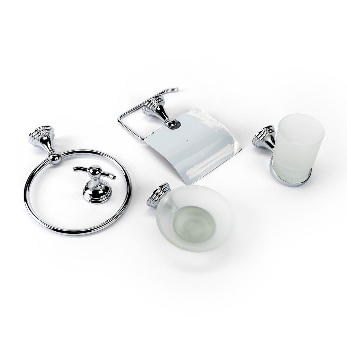 Set de accesorios metálicos 5 piezas línea Salvinia