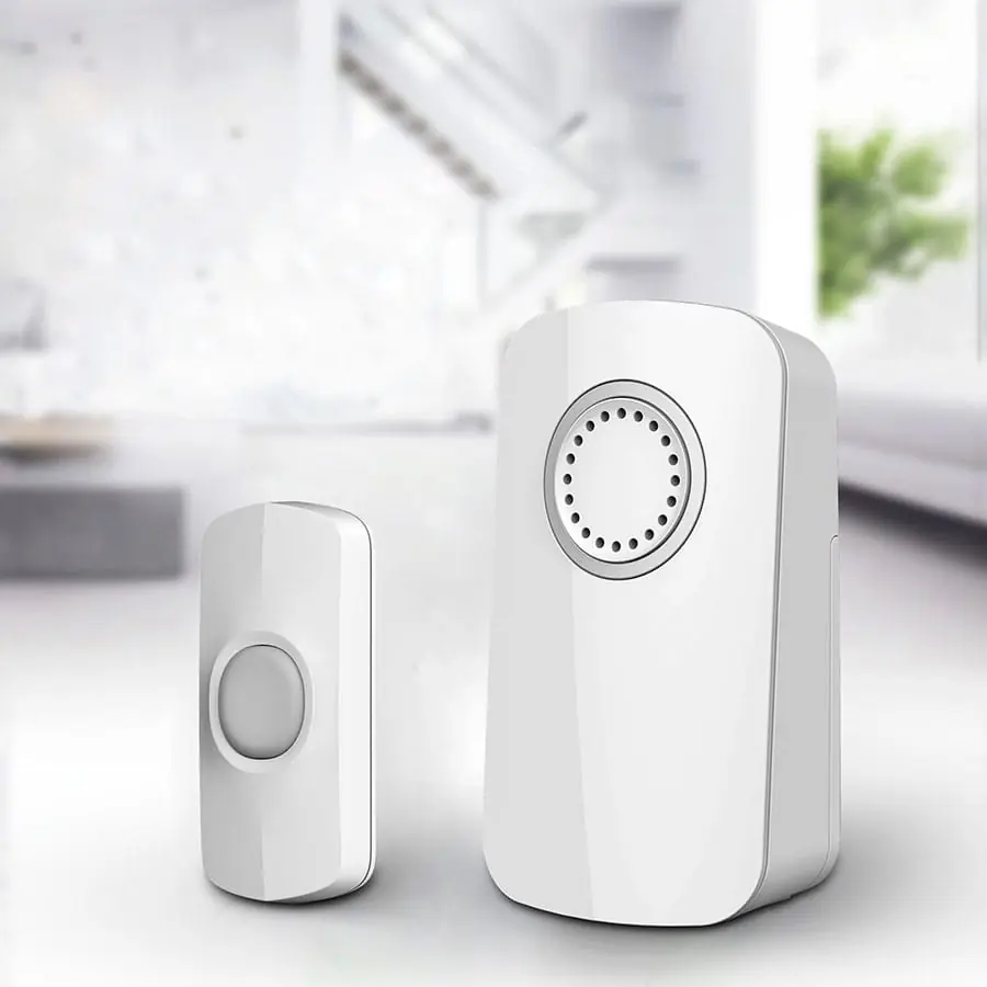 Timbre inalámbrico 100 m blanco