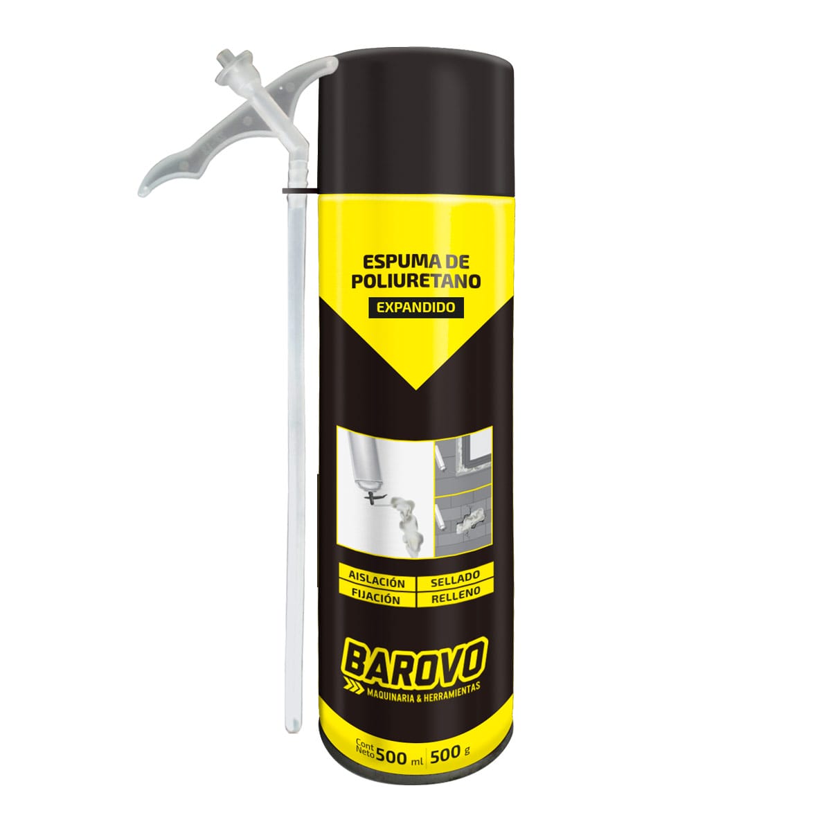 Espuma de poliuretano 500 ml