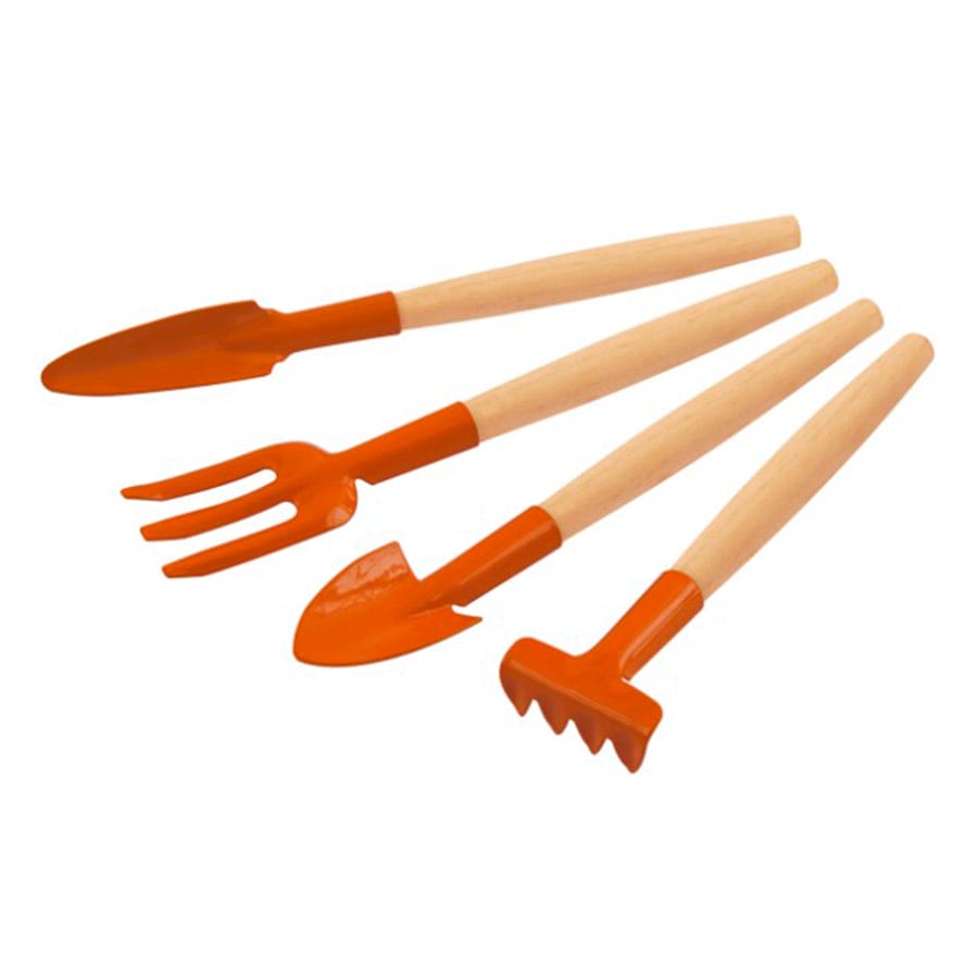 Kit de herramientas metálicas para macetas 4 pzas Tramontina