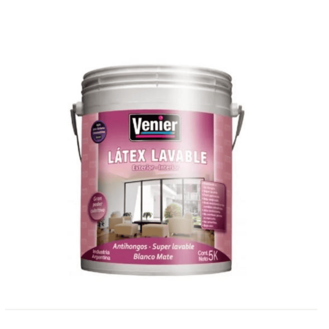 Látex lavable interior - exterior 5kg