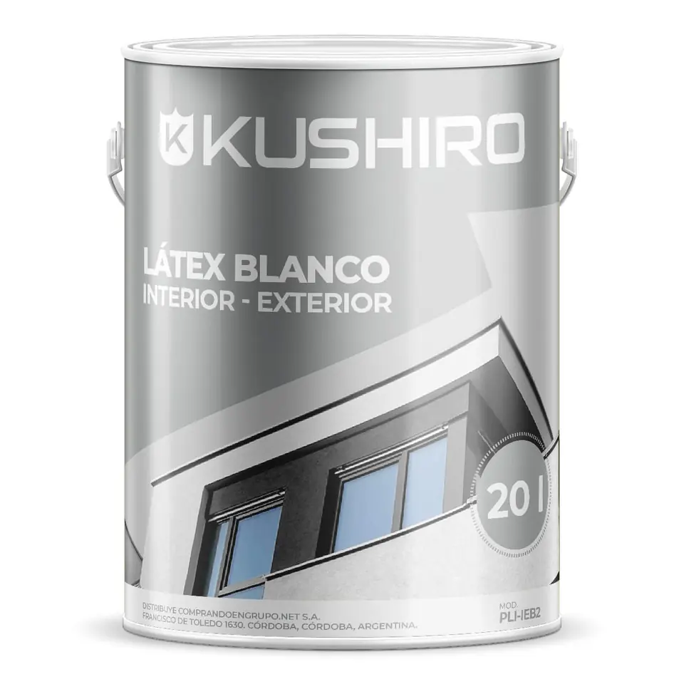 Látex blanco interior - exterior 20 litros