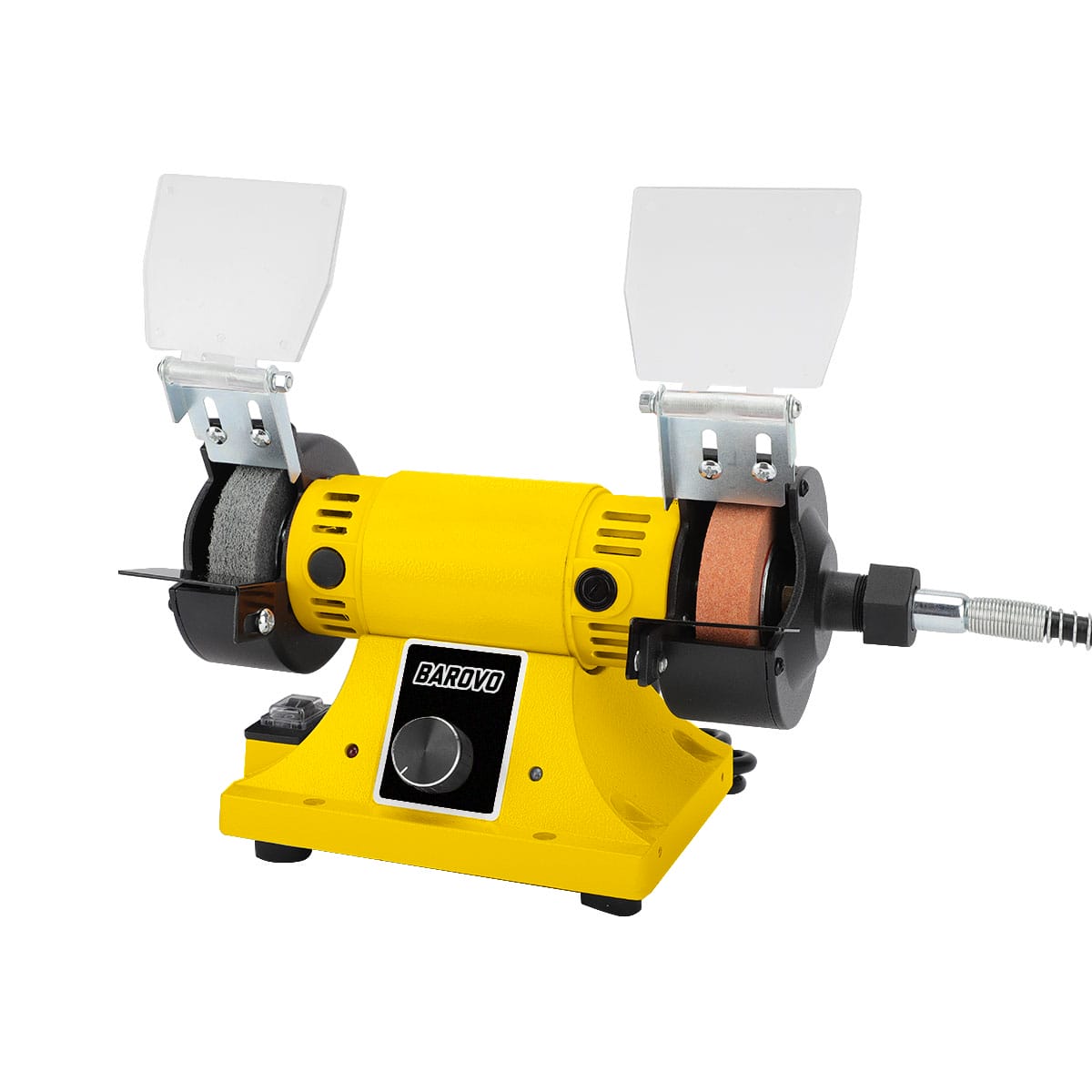 Amoladora de banco con mini torno flexible