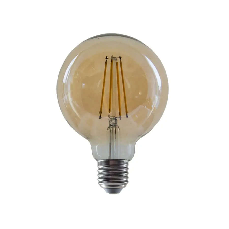 Lámpara LED vintage G95 8 W - ultra cálida