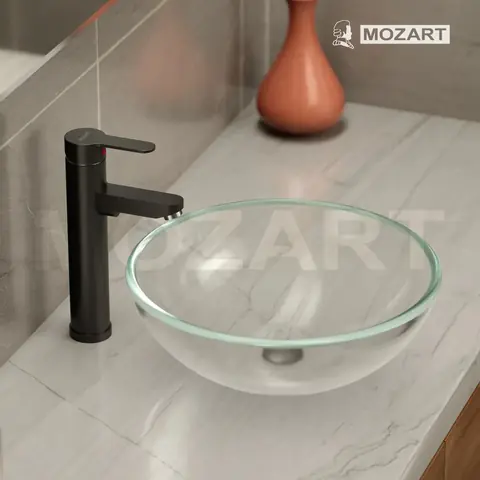 Grifería Alta Bogotá ABS Negra - Mozart -