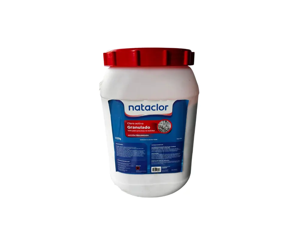 Cuñete de Cloro Lento Nataclor 25 kg