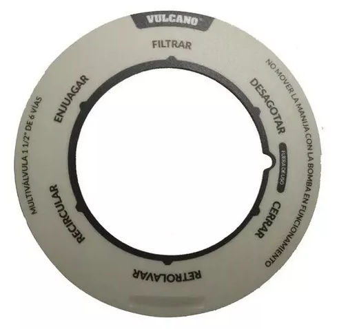 Etiqueta calco para filtro Vulcano