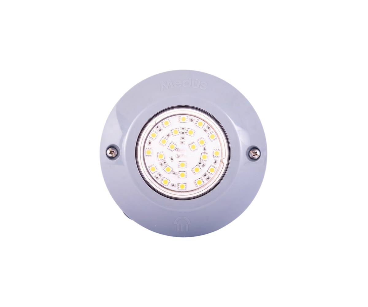 Luces Medus de 9W, RGB o BLANCA FRIA (para adosar o embutir) Carcaza blanca