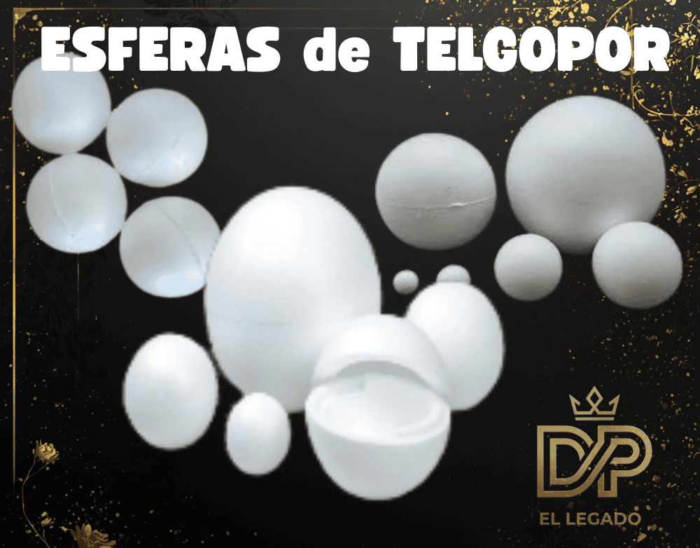 Esfera telgopor Nº4 - x10 unidades