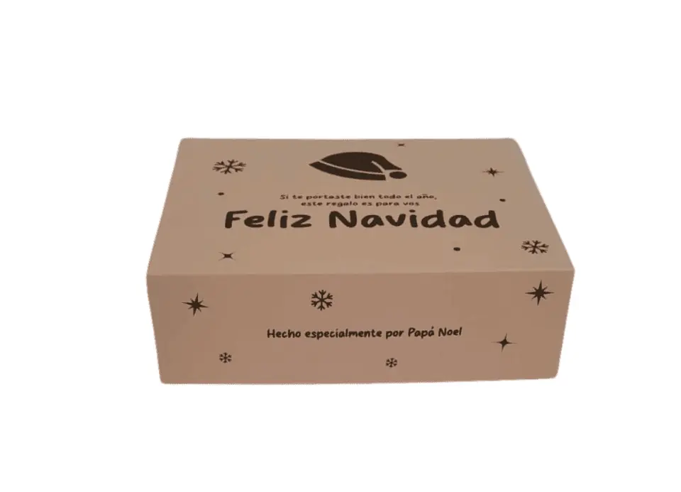 Caja Kraft Navideña 25x20x8 - x5