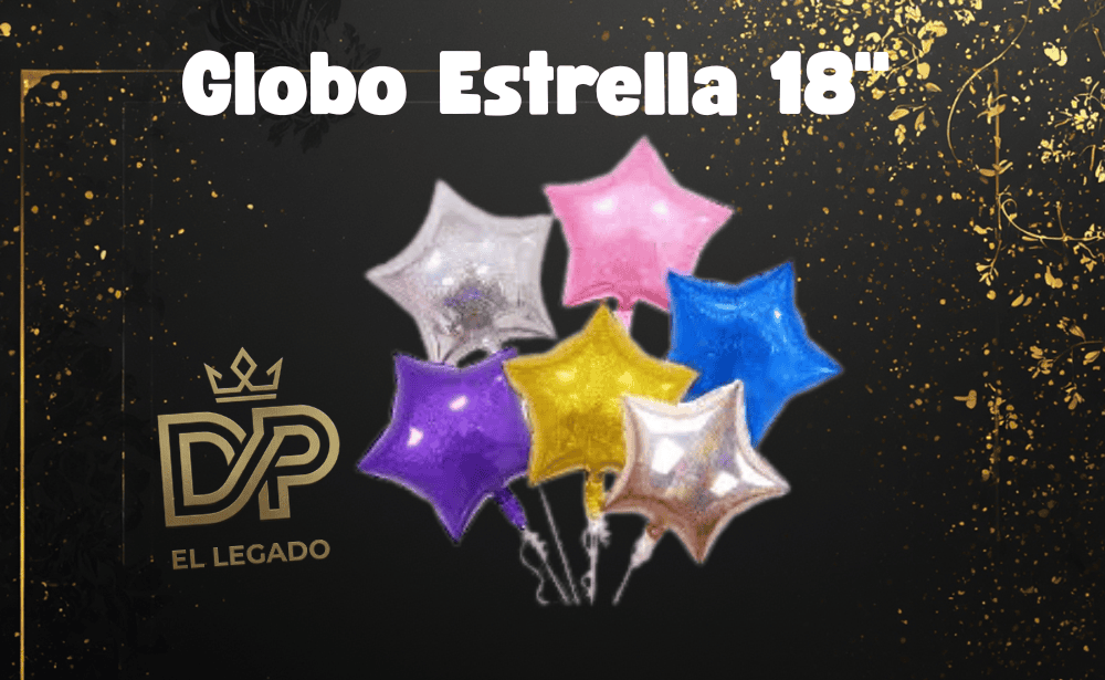Globo estrella 18" (45cm) Fucsia x5