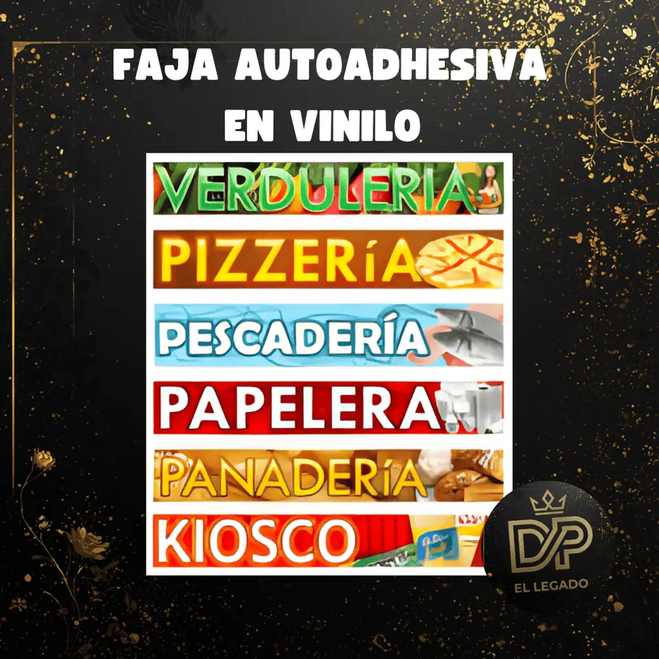Faja en Vinilo x 1 unidad