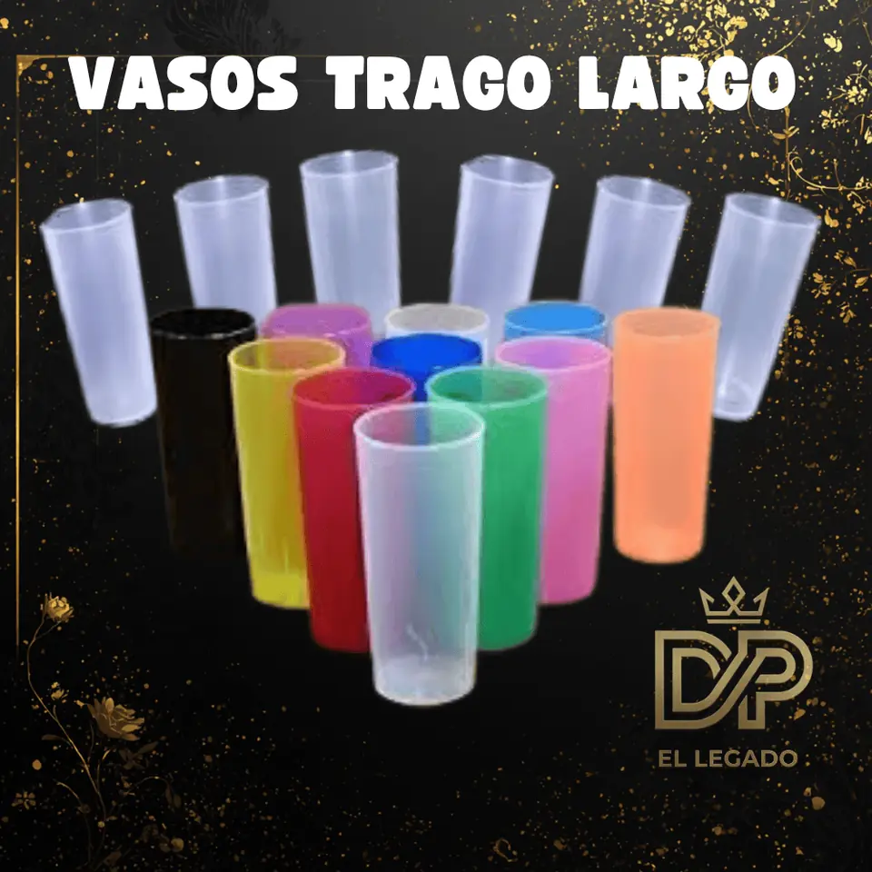 Vaso trago largo P.P Koval Rosa - x10