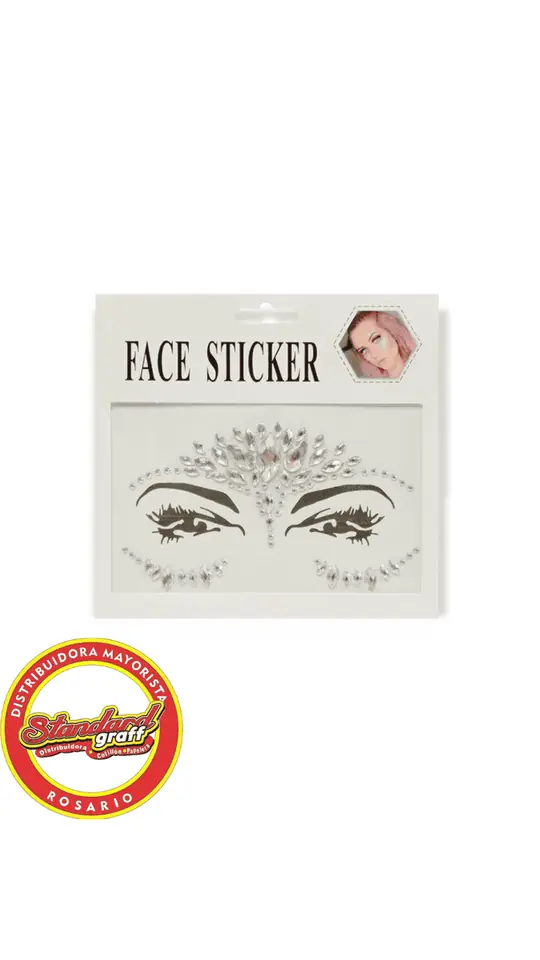 Strass para el rostro x 1 unidad