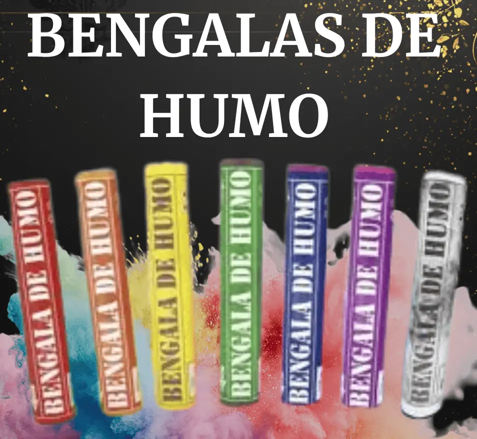 Bengala de humo  x 1 unidad Naranja