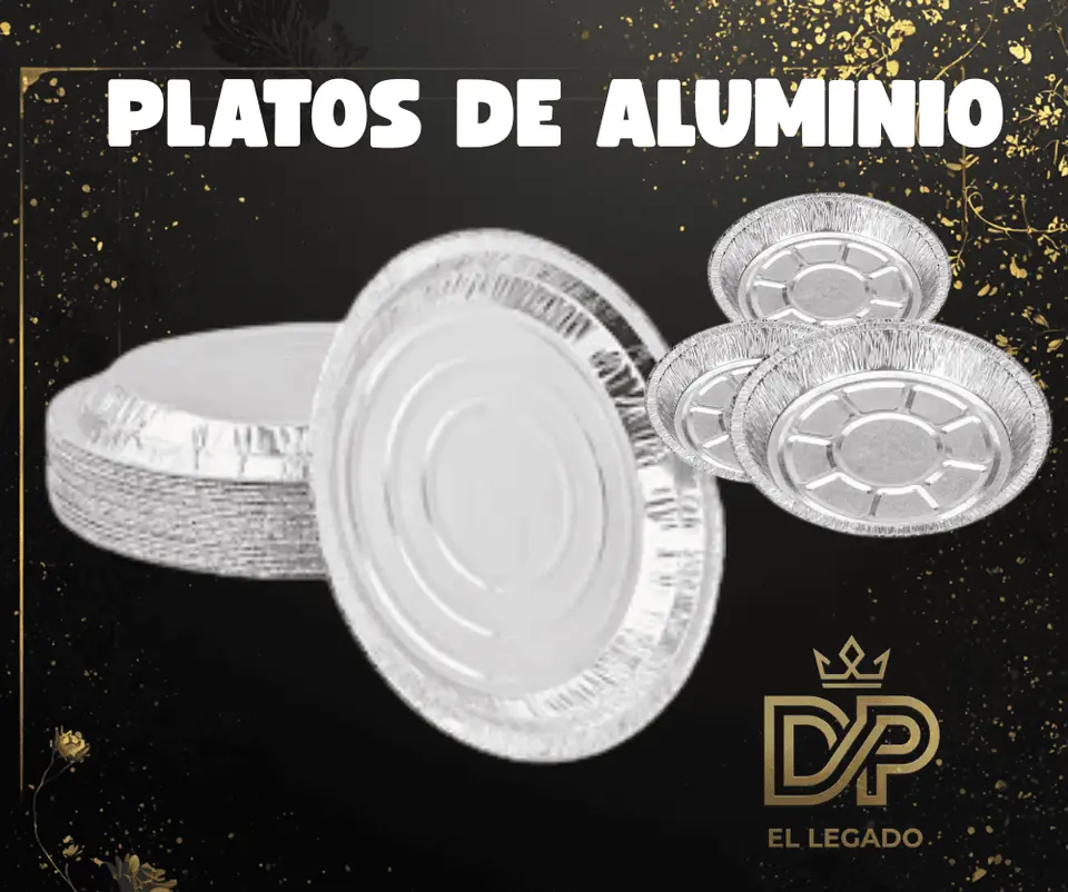 Plato aluminio p33 vassoi - x10