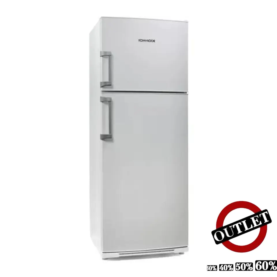 Heladera no frost Koh-i-noor KHD41D/8 blanca con freezer 413L 220V OUTLET