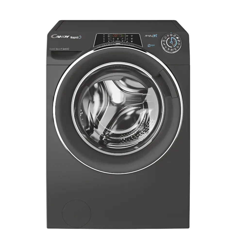¡OFERTA IMBATIBLE! Lavarropas automático Candy RapidÓ RO151056DWHCR-12 inverter anthracite 10.5kg 220 V