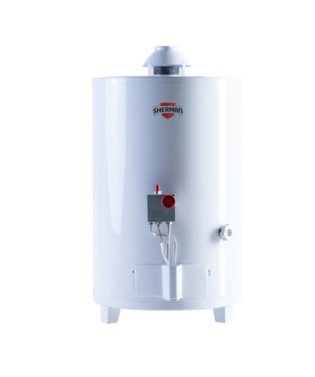 Termotanque A Gas Sherman De Pie 50 Litros