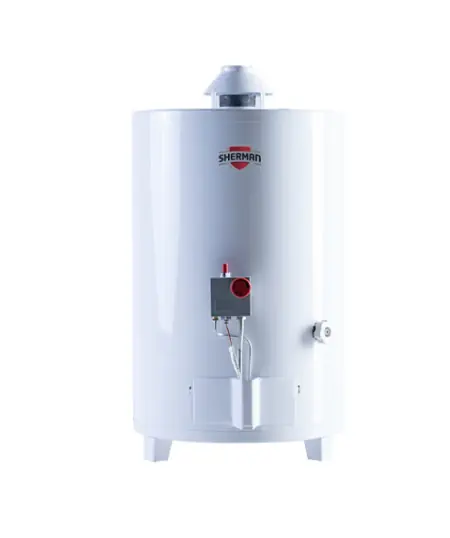 Termotanque A Gas Sherman De Pie 50 Litros