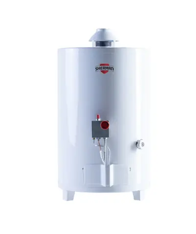 Termotanque A Gas Sherman De Pie 50 Litros