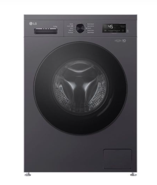 Lavarropas LG WM65MVFS6 Carga Frontal Inverter 6.5kg Black