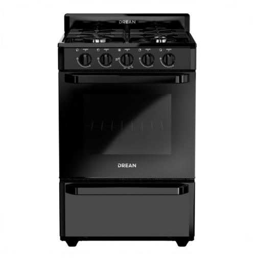 ¡Gran Barata! Cocina Multigas 56CM 4H Drean Negra CD5602AN0 outlet