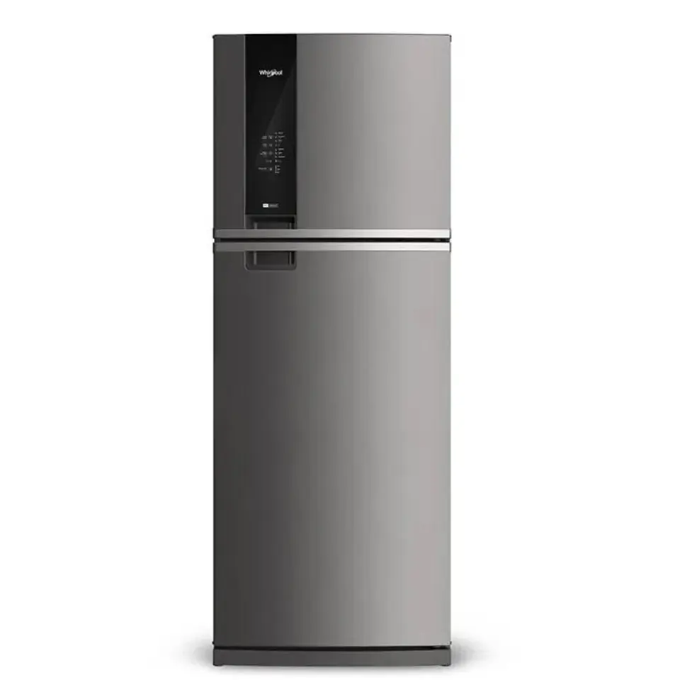 Heladera no frost Whirlpool WRM56K2 inox con freezer 462L 220V