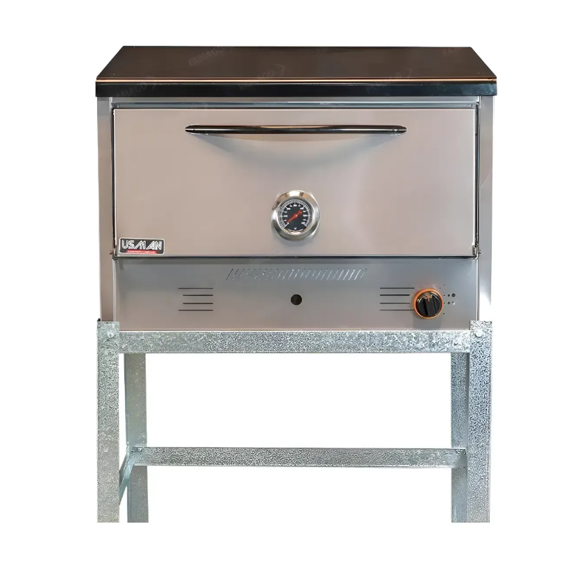 Horno Pizzero Usman H6 Moldes Acero Ciego 500 PRIMERA