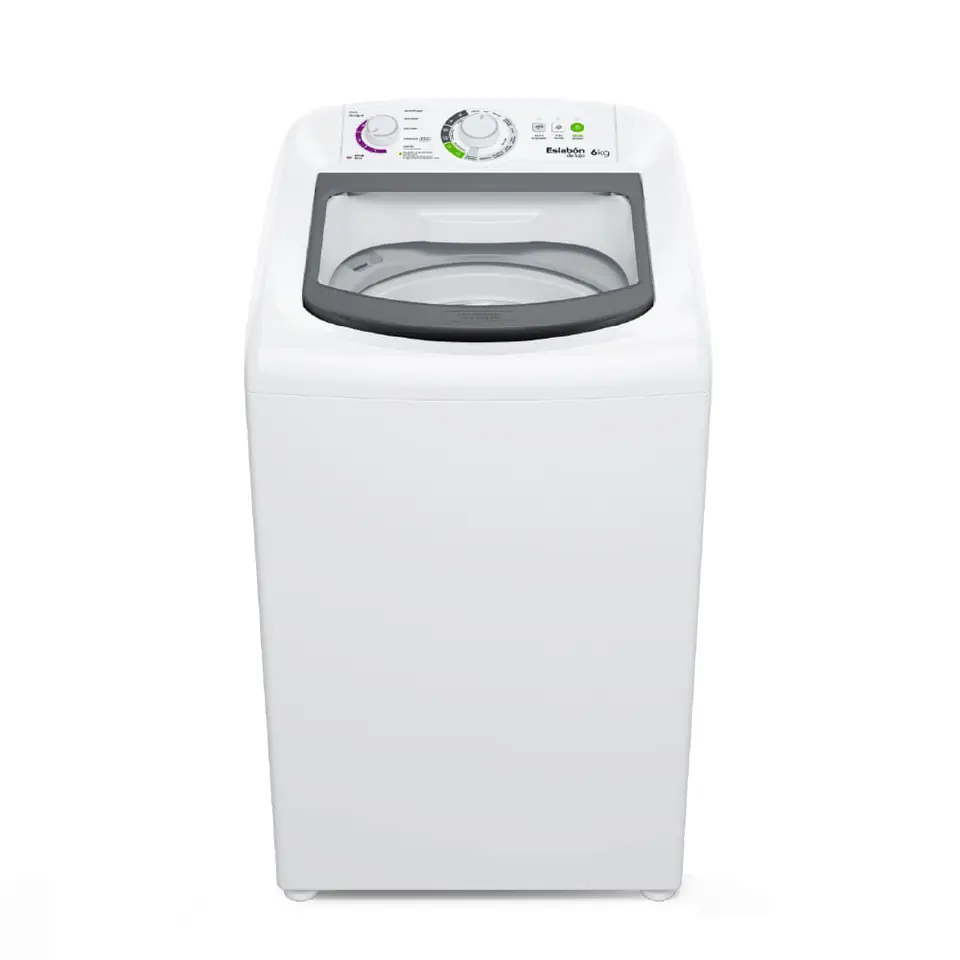 Lavarropas ESLABON DE LUJO 6 Kg Carga Superior 750 RPM Blanco OUTLET PREMIUM - EWH06ABDIM