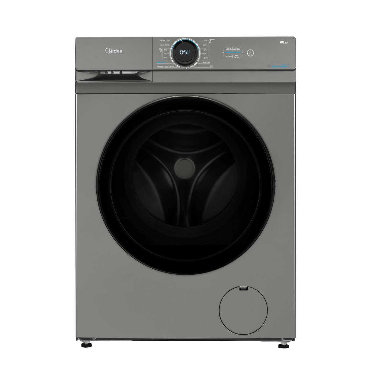 Lavarropas MIDEA 6 Kg Carga Frontal Titanium PRIMERA - MF100W60/T-A1