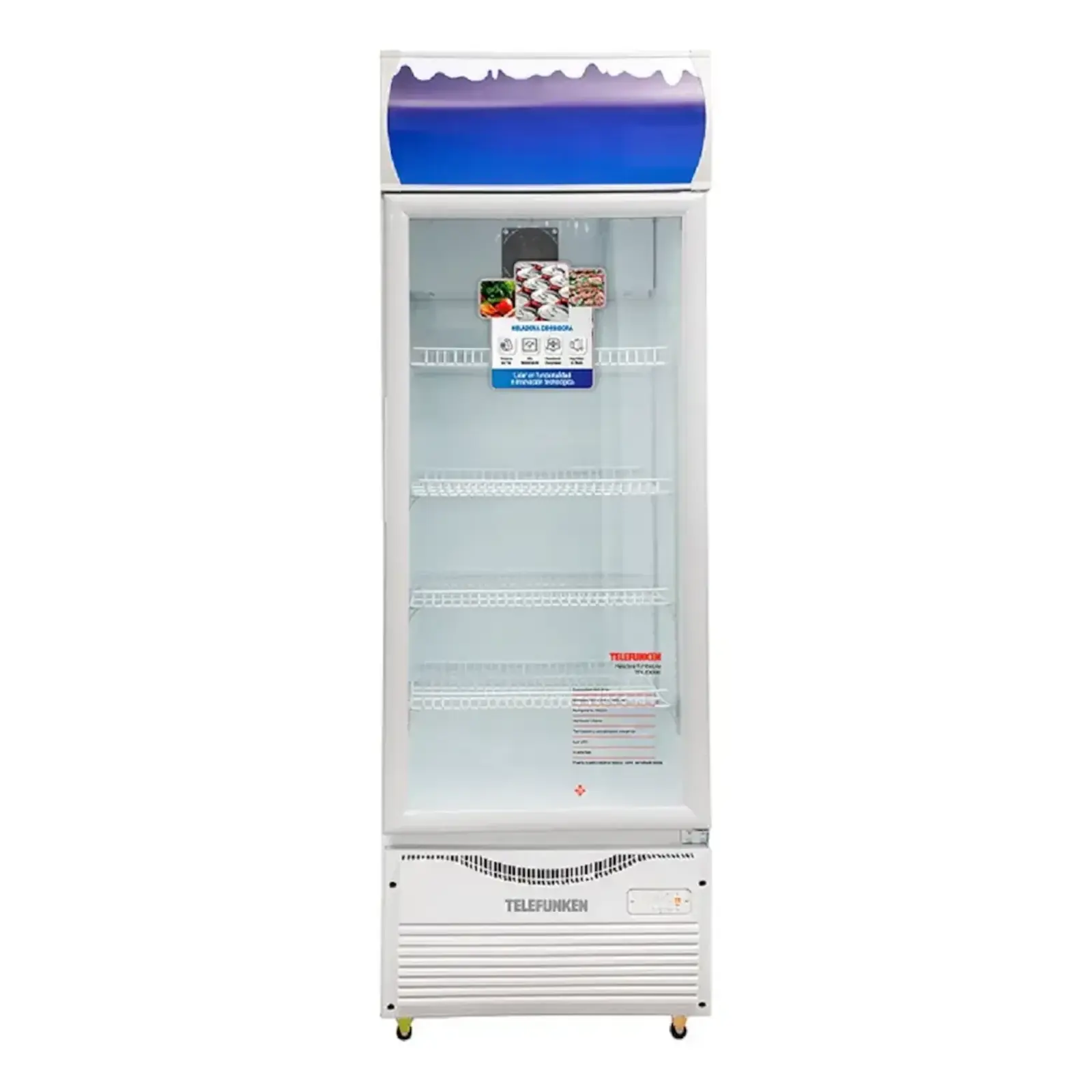 Heladera Exhibidora TELEFUNKEN 395L Blanca - TFK-EX395