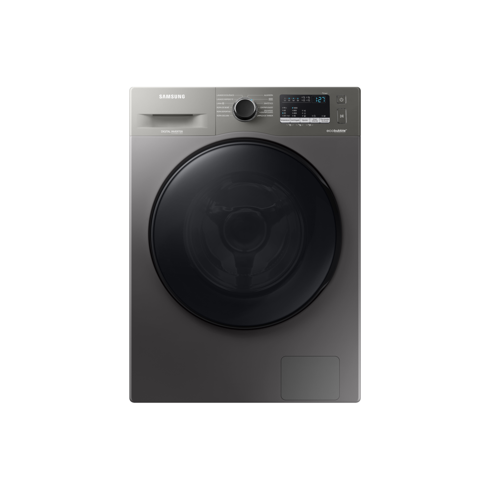 Lavarropas SAMSUNG 7 Kg Carga Frontal Inverter 1400 RPM Inox - WW70AA046BX