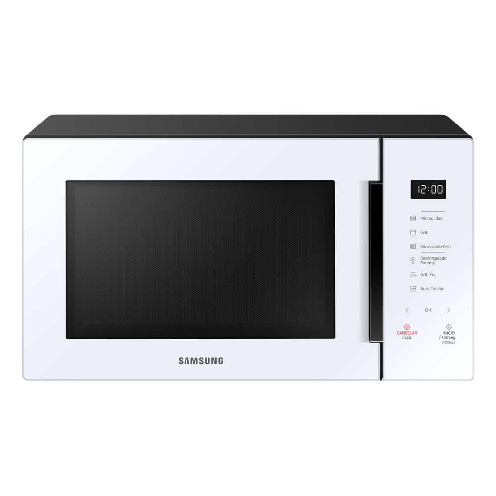 Microondas SAMSUNG 30 L con Grill Fry Bespoke Blanco OUTLET PREMIUM - MG30T5019CW