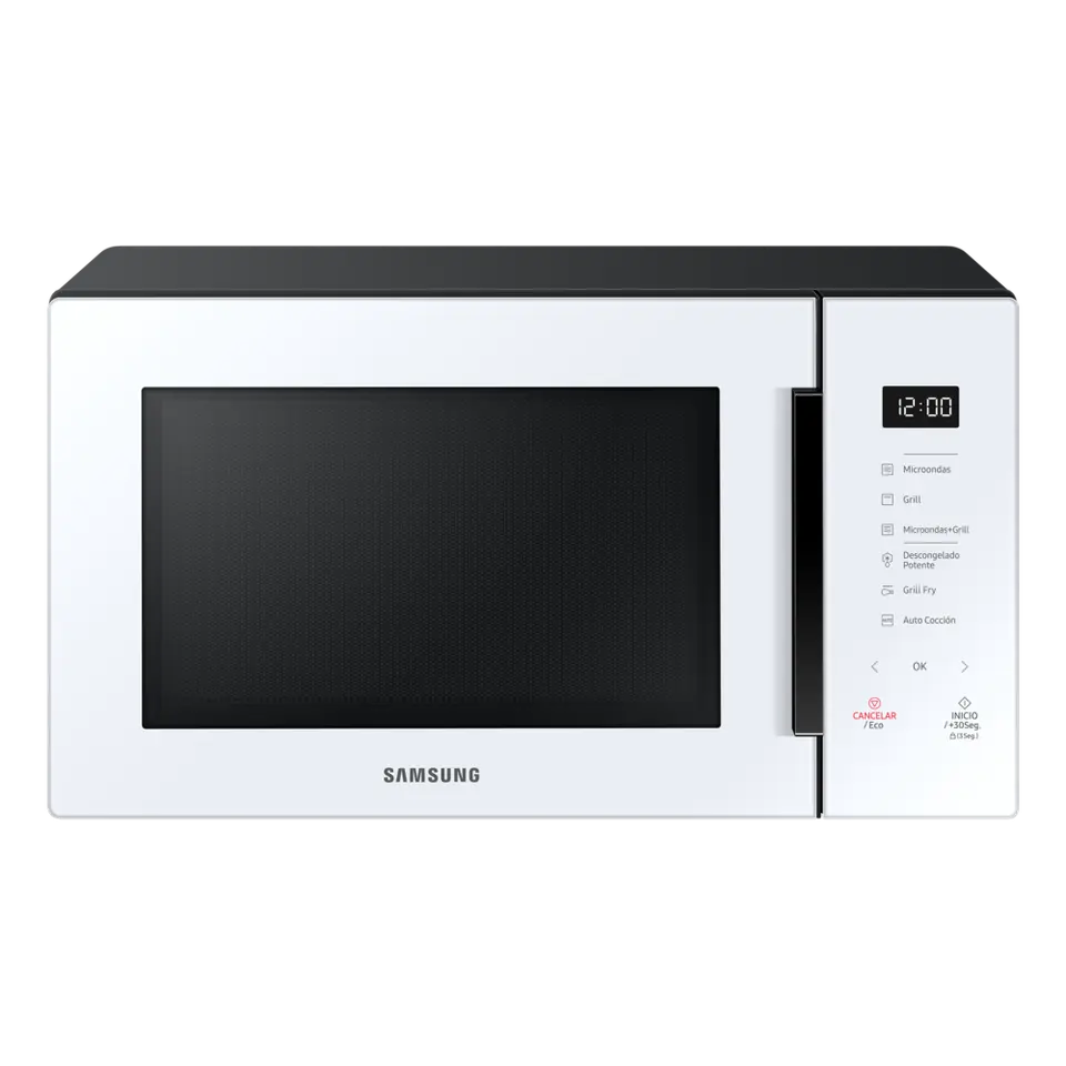 Microondas SAMSUNG 30 L con Grill Fry Bespoke Blanco OUTLET PREMIUM - MG30T5019CW